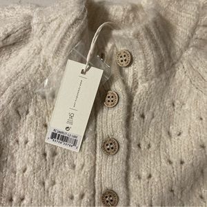 NWT Rylee & Cru Tulip Cardigan in Natural Sz 12-18 Months